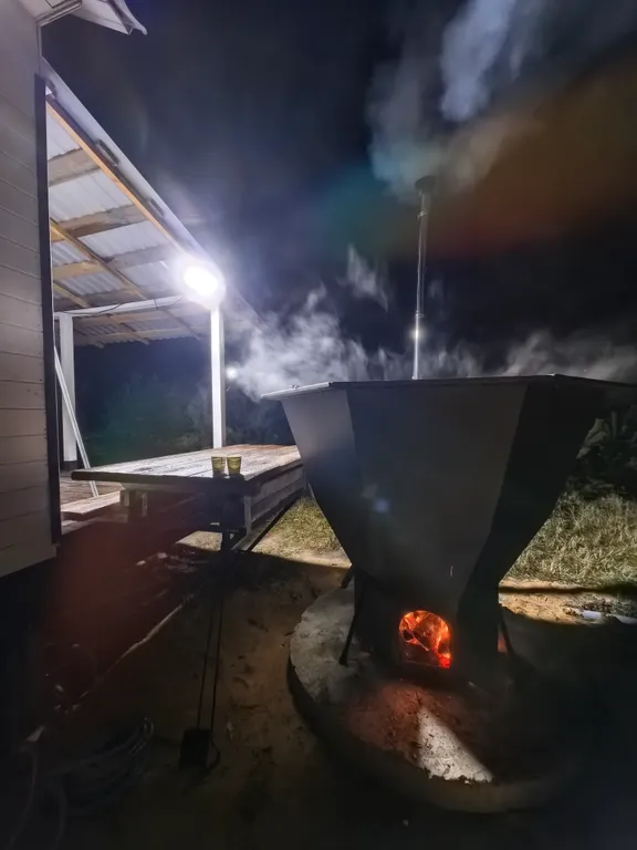 Большой дом с баней и чаном