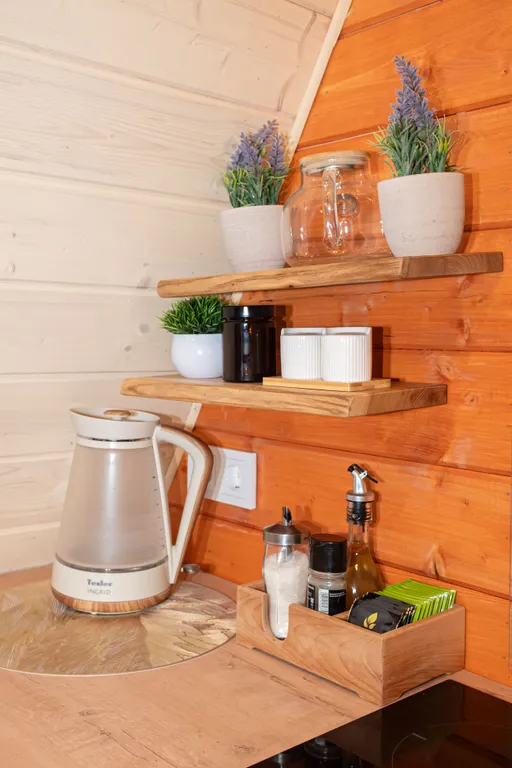 Коттедж Коттедж Уютный а-фрейм с камином и купелью на террасе — Сычево