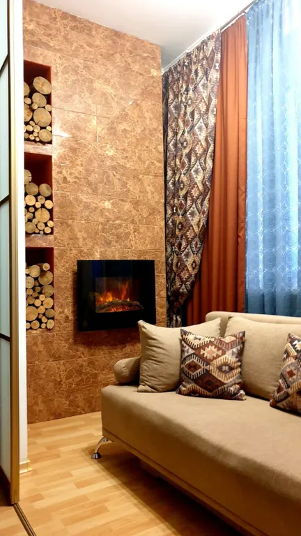 Lux-Apartments с 2 спальнями и камином