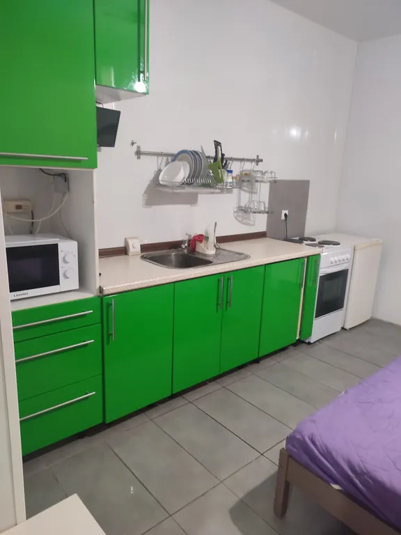 Студия в современном новом доме на проспекте Строителей