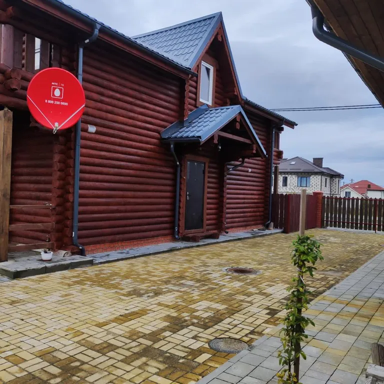 Экологический дом - сруб на побережье Балтийского моря