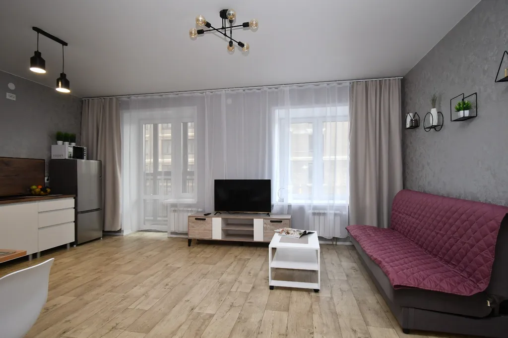 Квартира Квартира Современная однушка в пешей доступности от жд вокзала — Красноярск