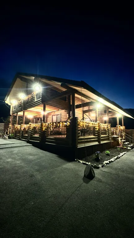 Дача из сруба в Барзикау рядом с Верхним Фиагдоном с бассейном