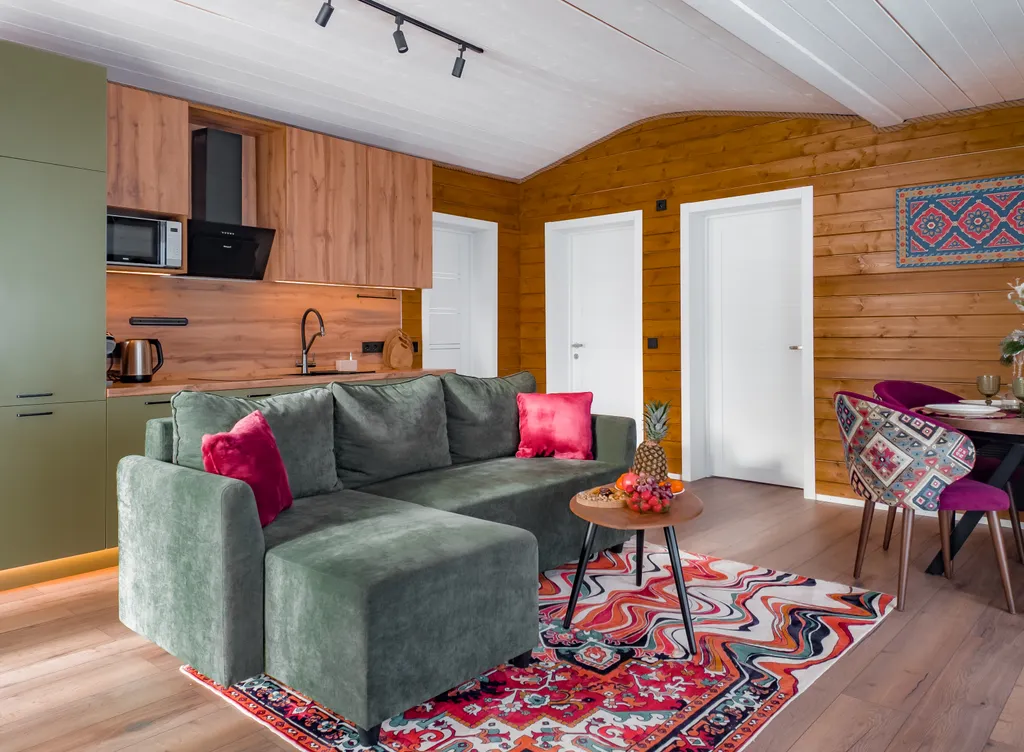 Дом c сауной и видом на лес