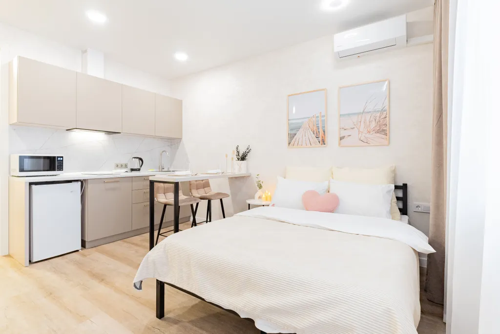 Уютная студия в Левобережном