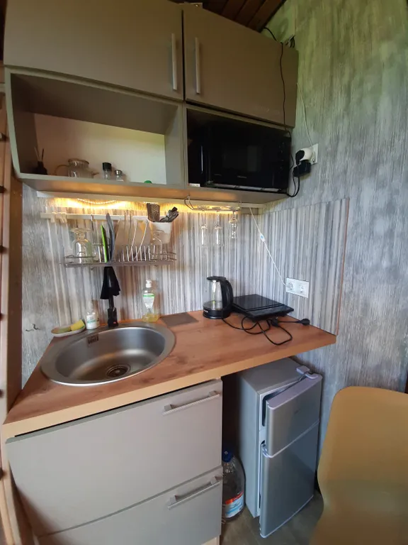 Теплый домик - студия у реки