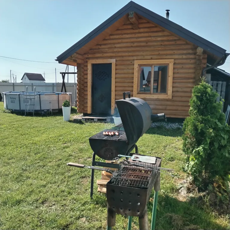 Комфортный дом с баней на дровах