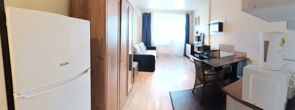 Небольшая, уютная студия в спальном районе