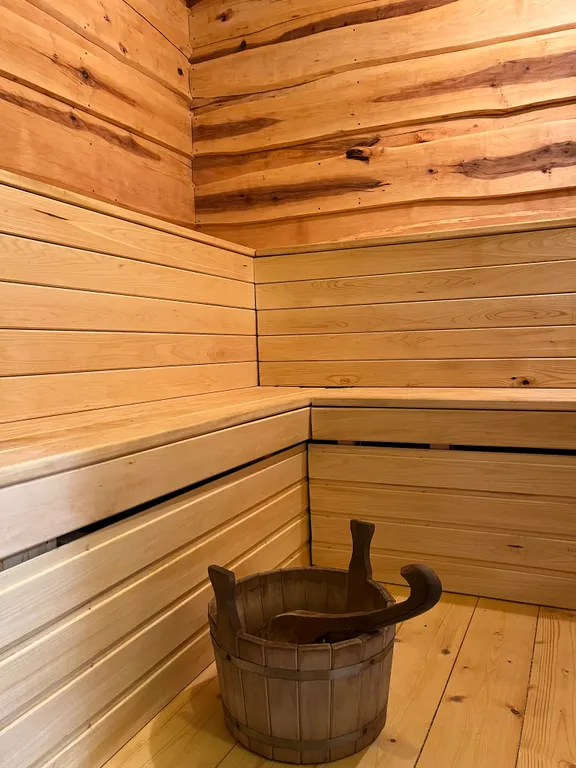 Уютный дом с баней на дровах