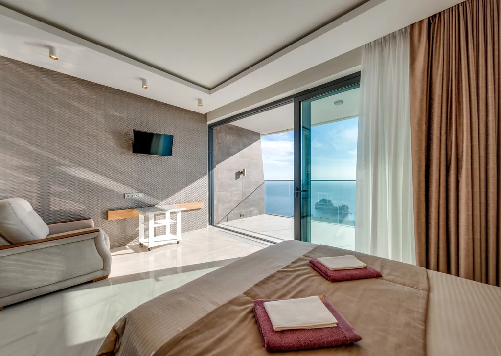 Шикарная студия Люкс с видом на море