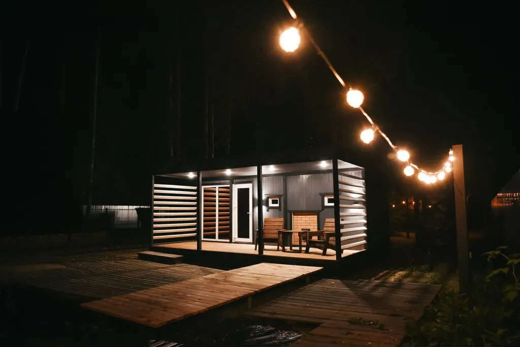 Зеленый домик на 6 человек