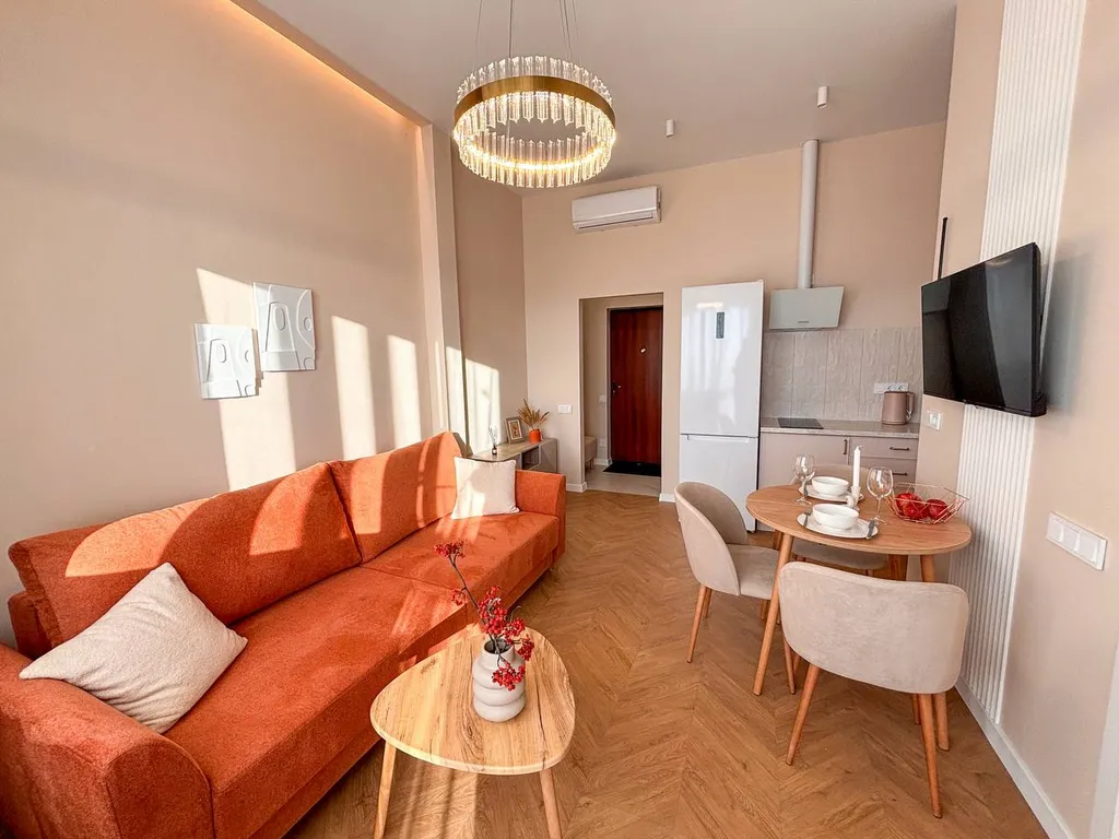 Видовые апартаменты на 21 этаже с панорамным балконом. Пока свободно!