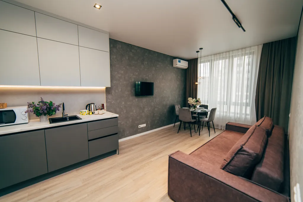Апартаменты бизнес-класса в Savin House — 5 минут пешком до аквапарка