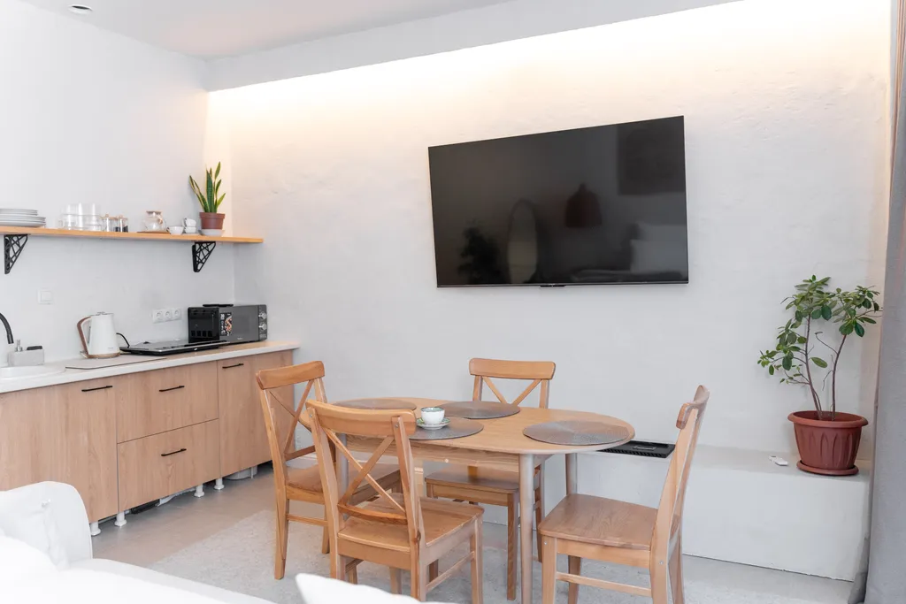 Просторный апартамент с кухней