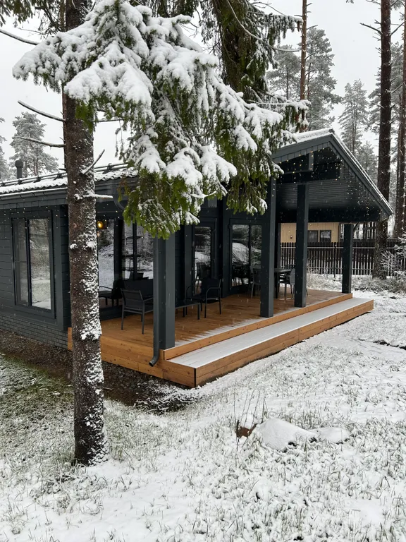 Коттедж Дом из клееного бруса с сауной — Кучерово