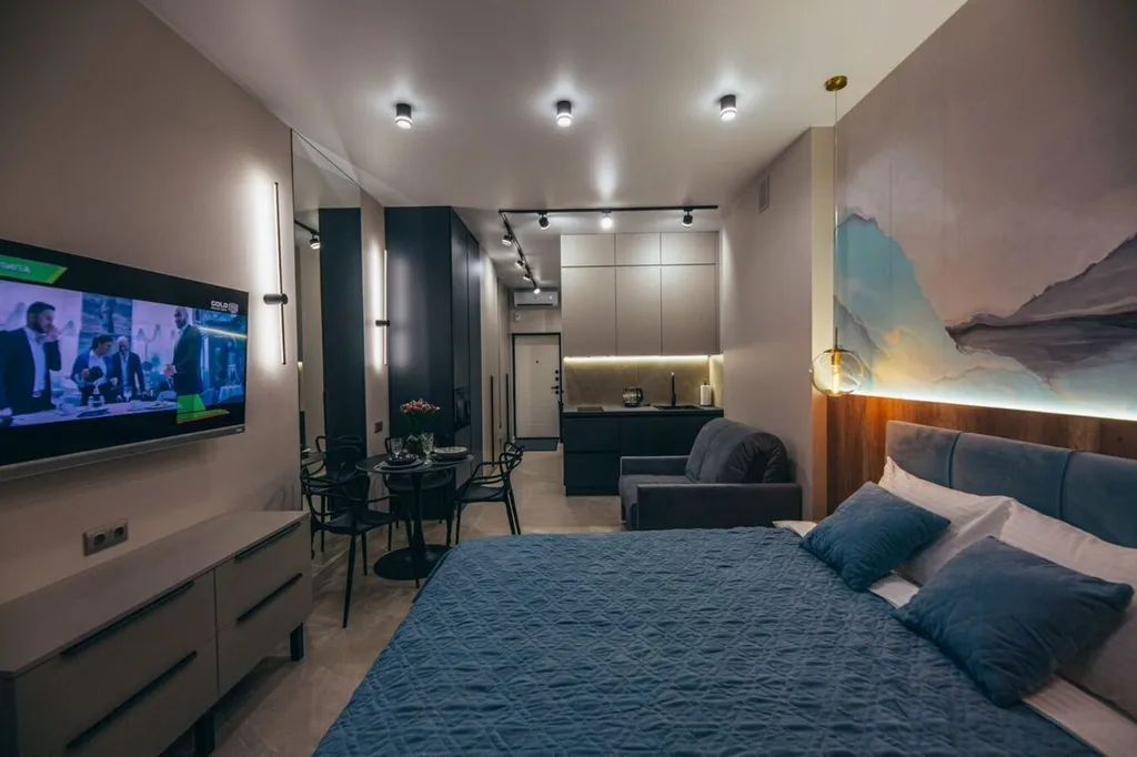 Квартира Квартира Hoвaя уютнaя cтудия в ЖК Aтлантис на первoй линии пoбеpежья — Зеленоградск