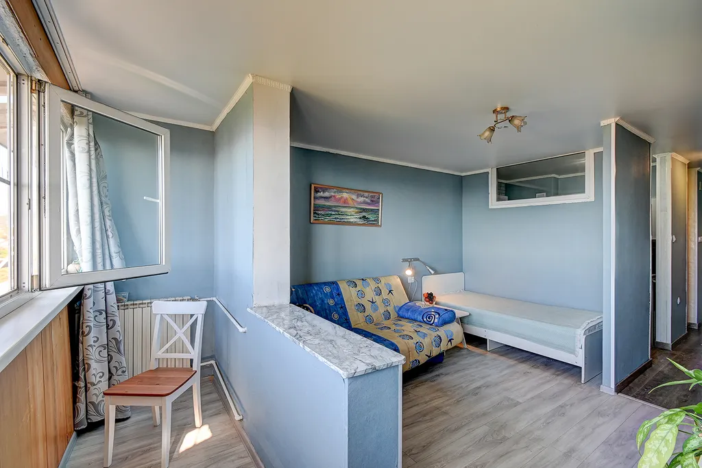 Квартира Уютная однокомнатная квартира в центре города с видом на море — Сочи