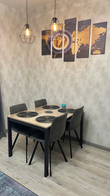 Уютная квартира в жк fiftyfifty с шикарным панорамным видом