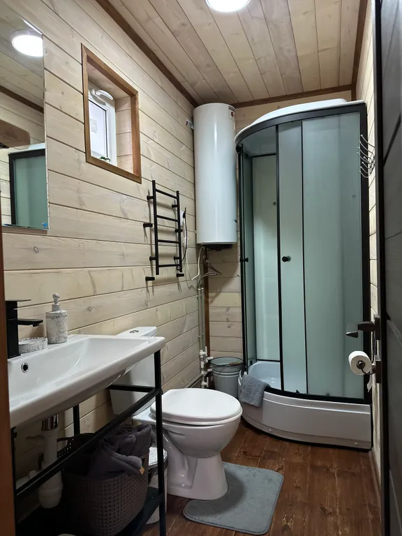 Коттедж Барнхаус III с видом на хвойный лес — Архыз