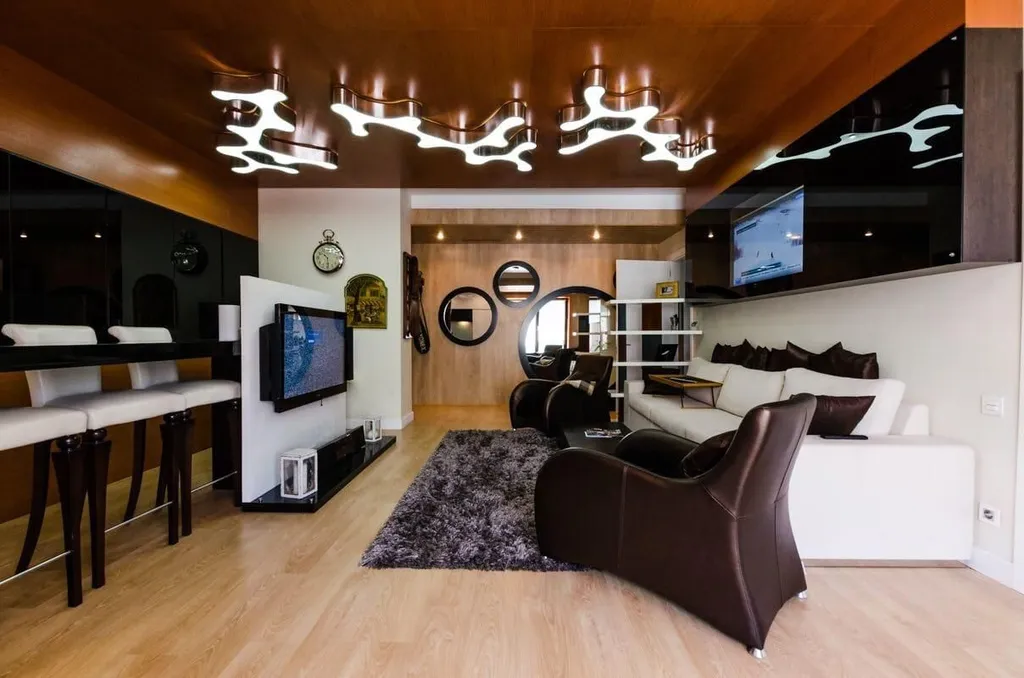 Квартира Стильные трёхкомнатные апартаменты с потрясающим видом на горы — аренда посуточно в Красная Поляна