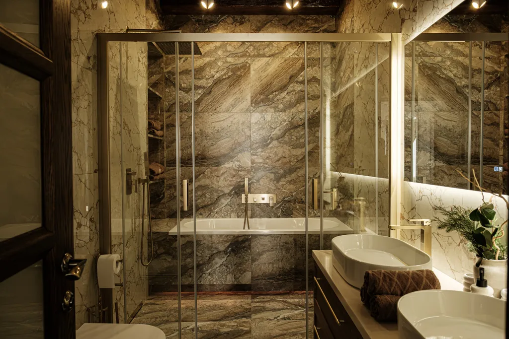 Шале Tech с подогреваемым бассейном и 4 спальнями