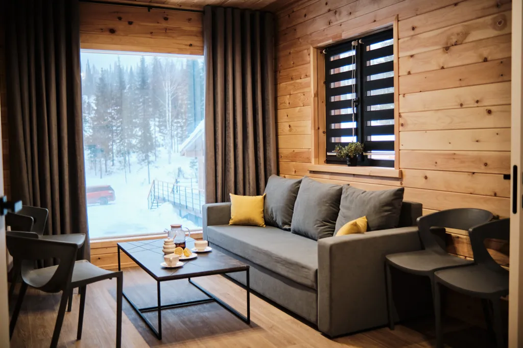 Двухкомнатный дом с сауной