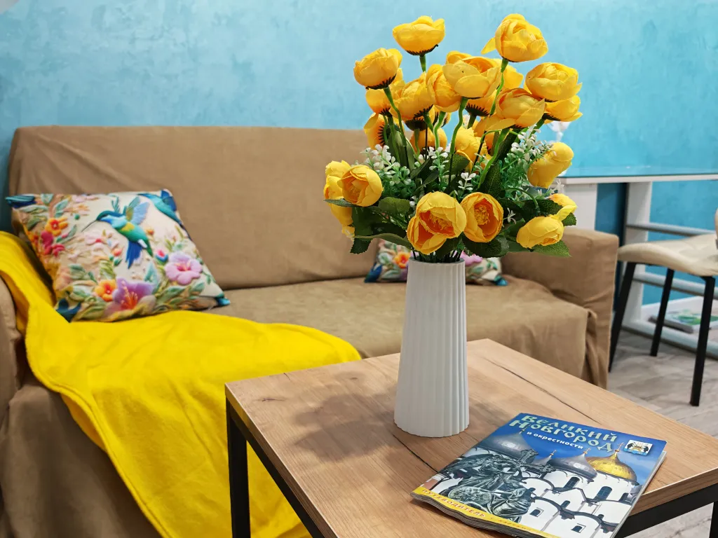 Квартира с новогодней атмосферой в новостройке