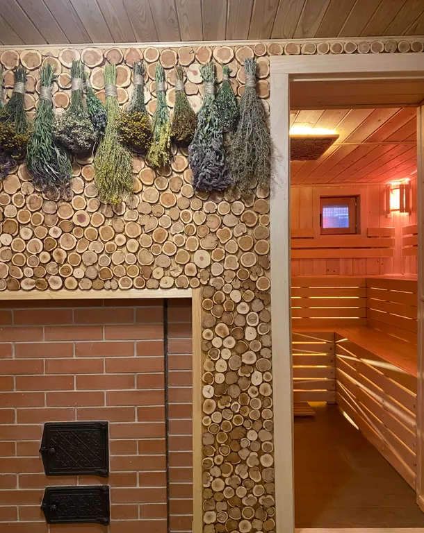 Атмосферный дом с русской печью и баней