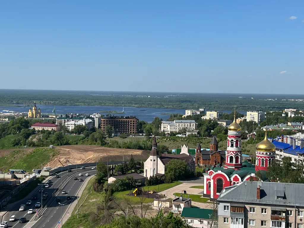 Квартира Просторная студия КМ Tower в центре — аренда посуточно в Нижний Новгород