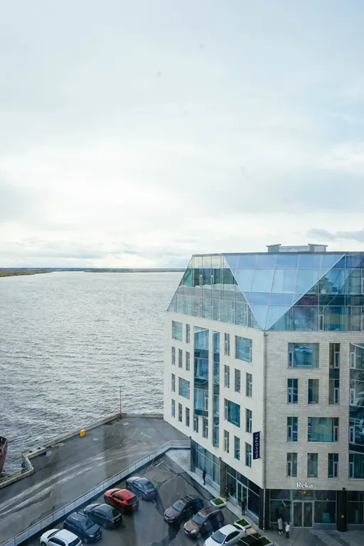 Стильная квартира с видом на Двину