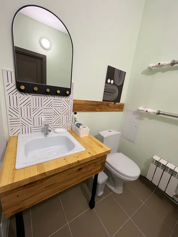 Студия на высоком этаже в новом доме