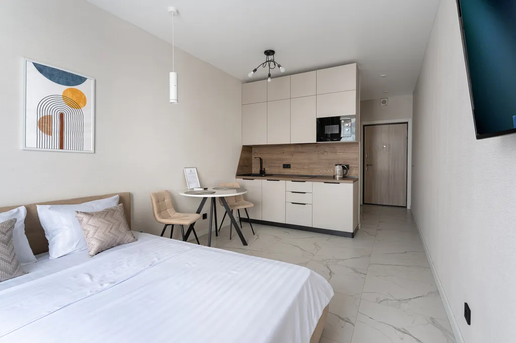 Уютная студия в ЖК Смайл