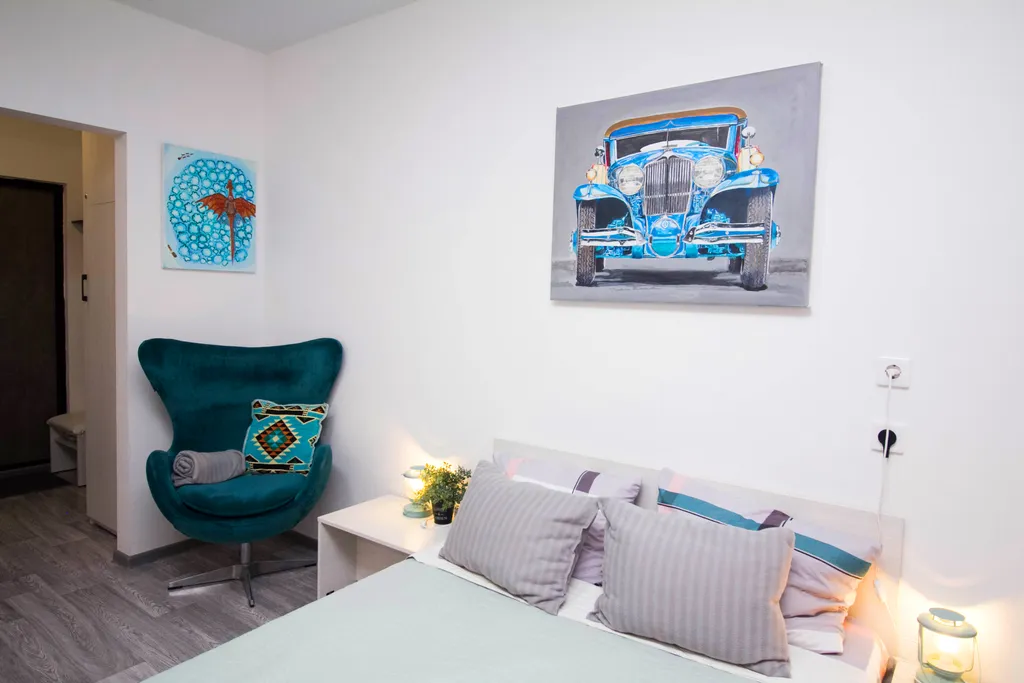 Уютная студия с видом на набережную