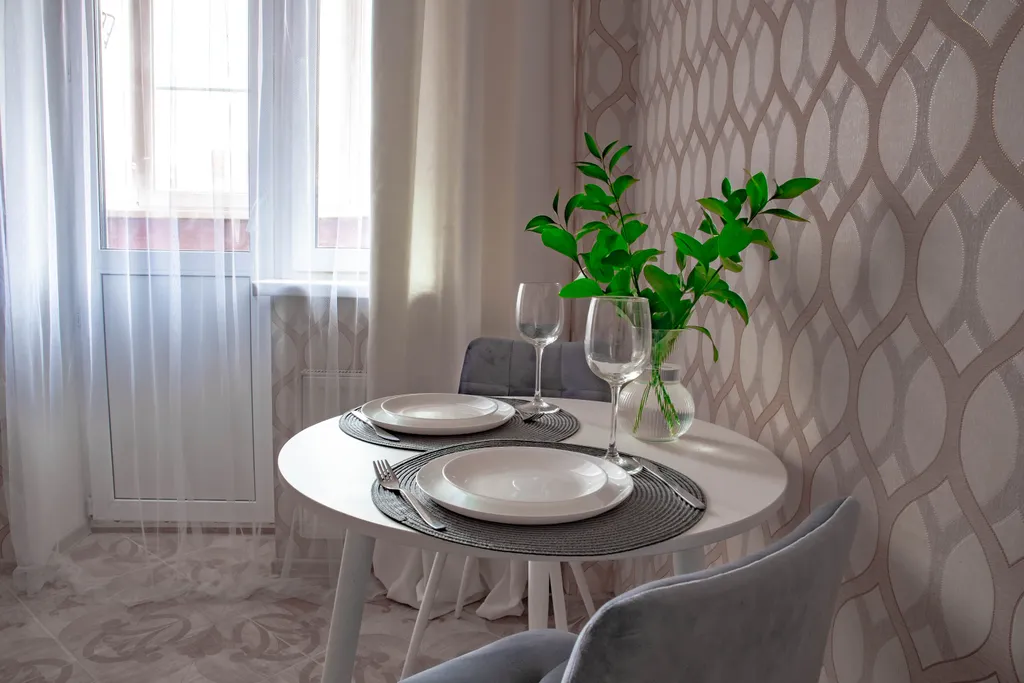 Квартира с красивым зеркалом