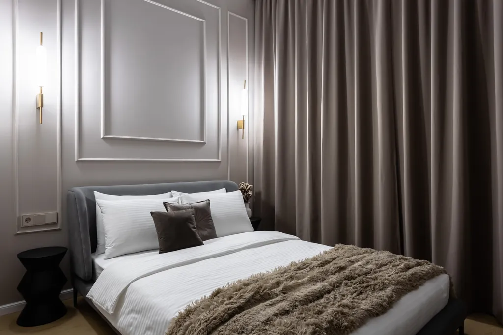 Квартира АПАРТАМЕНТЫ ДВУХКОМНАТНЫЕ 'БРАУН ФЛЭТПОРТ', для 4 гостей — Москва