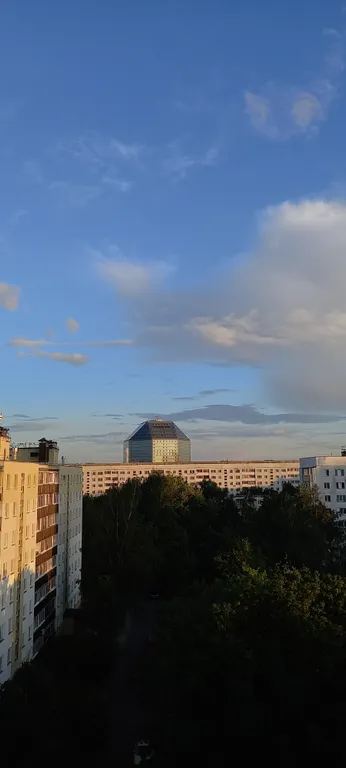 Квартира Апартаменты с видом на национальную библиотеку и храм, метро Восток, ТЦ Дана молл — Минск