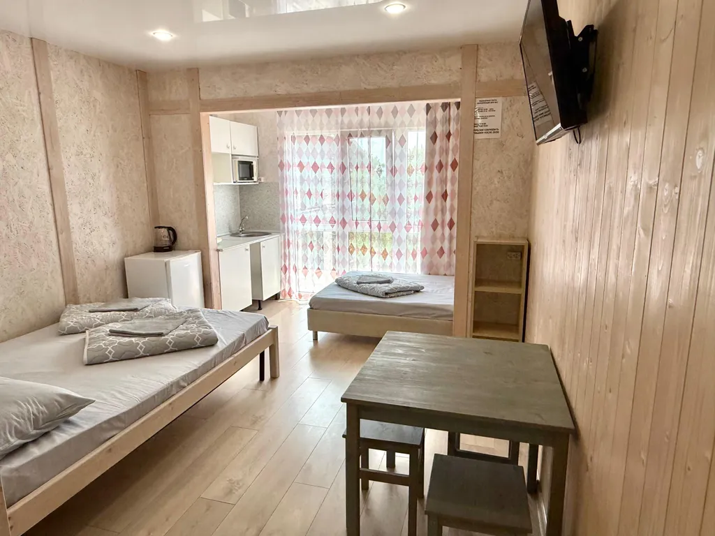 Апартаменты Эра в Джубге, теплые бассейны и кухня в каждом номере