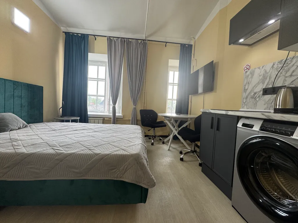 Студия с 2 кроватями, трёхместная