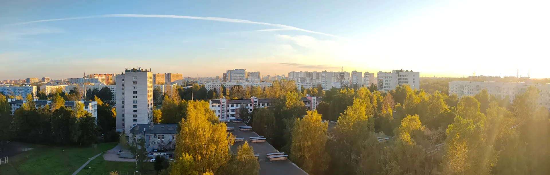 Вид на город