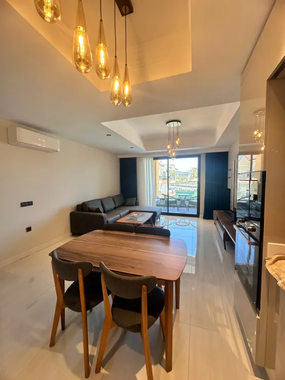 Квартира 1+1 в Azura World c видом на бассейн и аквапарком