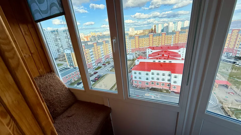 Однокомнатная квартира с видом на Обь