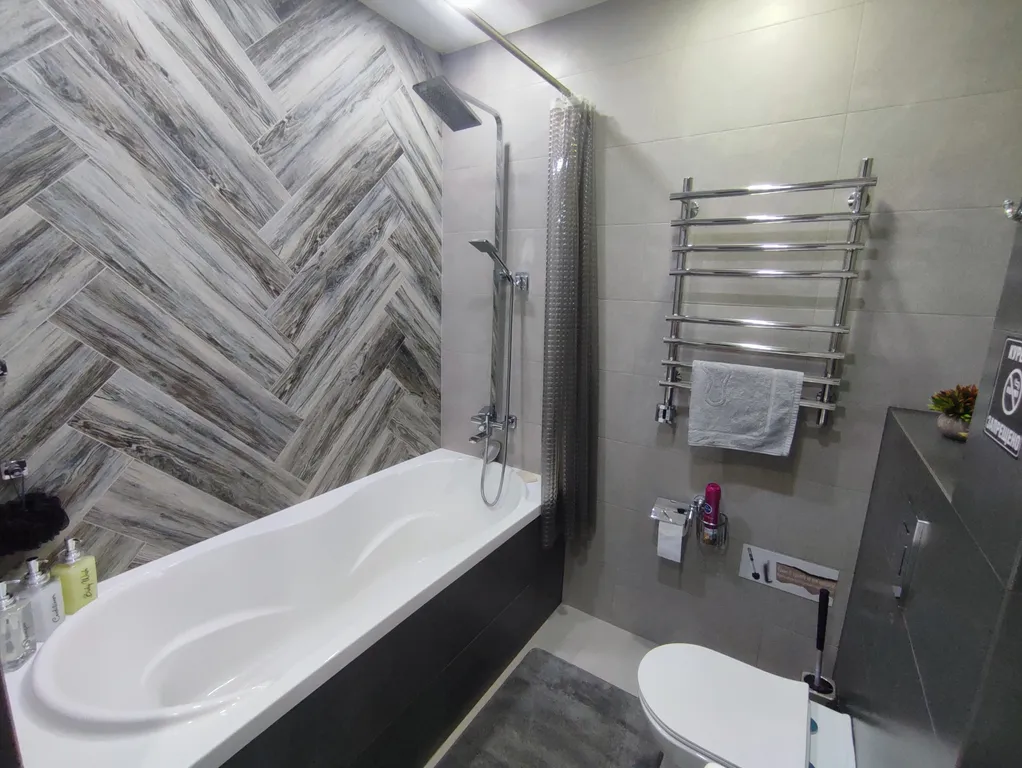 Дизайнерская 1-комнатная квартира с видом на город и парк