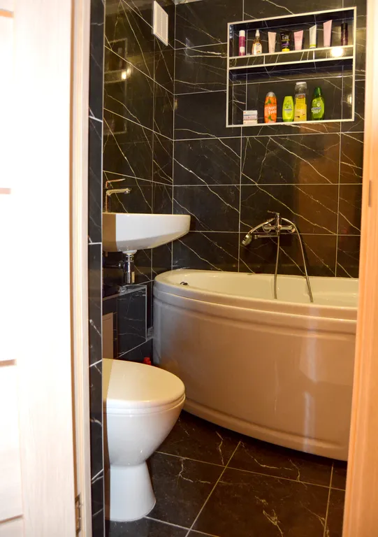 Бежевая студия рядом с аквапарком