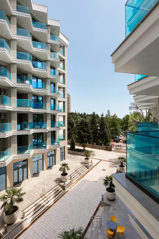 Уютная студия "Морской бриз" с видом на море