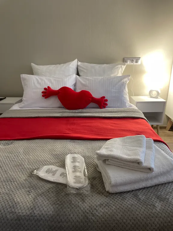 Уютная студия с двухспальной кроватью