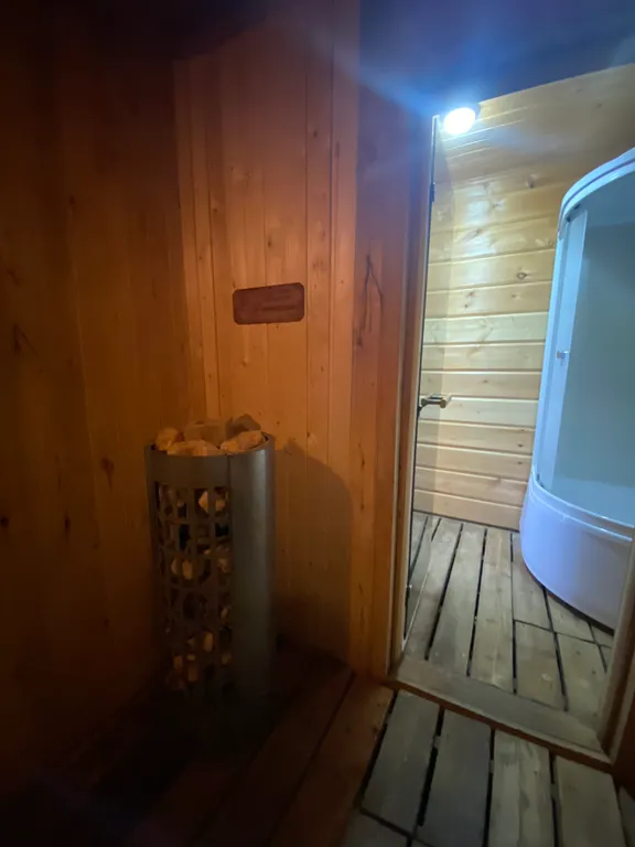 Дом Панорама - новый стильный современный дом с баней внутри