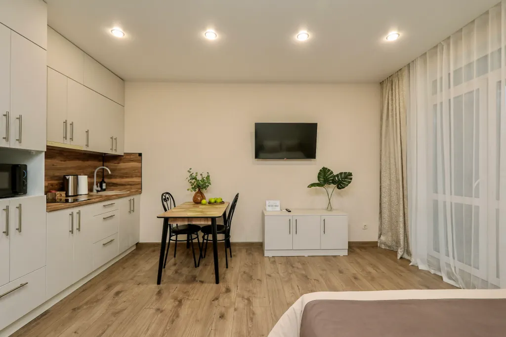 4 Угла: Студия в новом  ЖК РИВЬЕРА, вблизи достопримечательностей