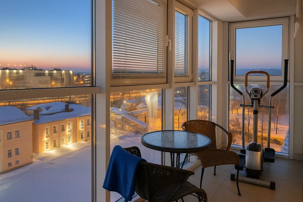 Волшебная квартира с шикарным видом из лоджии — аренда посуточно в Южно-Сахалинск