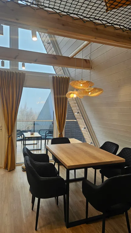 Коттедж Новый большой А-Фрейм с видом на лес — Казань