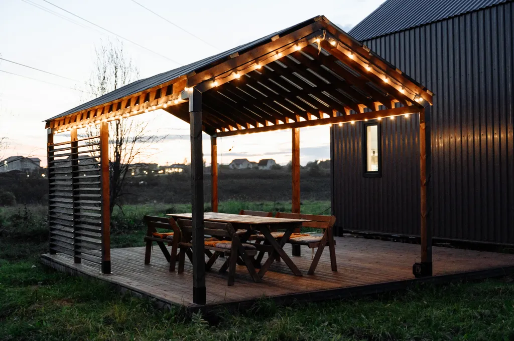 Коттедж Коттедж Уютный Барн-хаус с банным чаном и русской баней — Санкт-Петербург